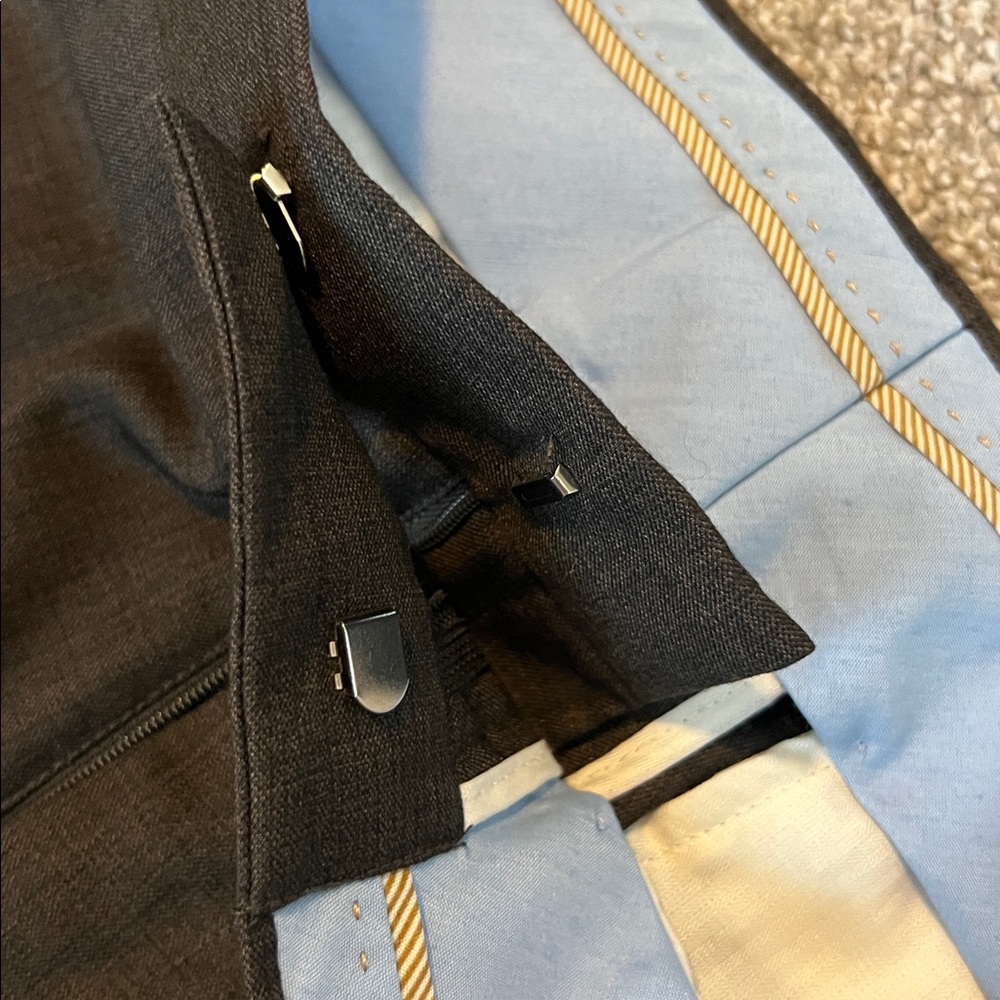 Haggar Men's Brown Dress Trousers - Picture 3 of 8